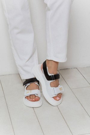 Босоножки Helena Soretti 2301 nero/bianco