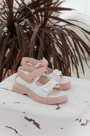 Босоножки Helena Soretti 2304 bianco/rosa