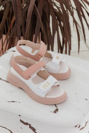 Босоножки Helena Soretti 2304 bianco/rosa