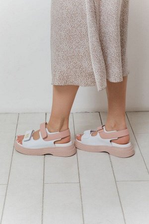 Босоножки Helena Soretti 2304 bianco/rosa