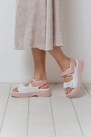 Босоножки Helena Soretti 2304 bianco/rosa