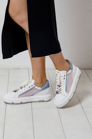 Кеды Helena Soretti 2309 bianco/blu