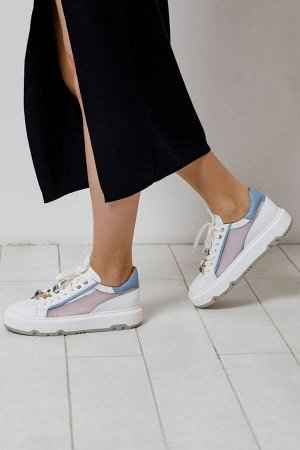 Кеды Helena Soretti 2309 bianco/blu