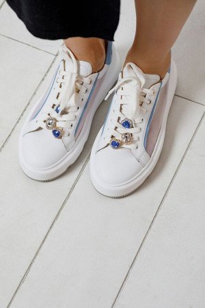 Кеды Helena Soretti 2309 bianco/blu