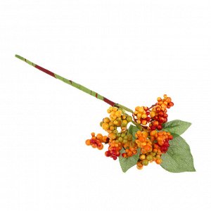 LADECOR Букет декоративных ягод, пластик, 22 см, 4 цвета