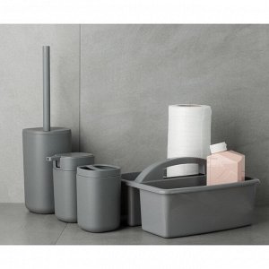VETTA Стакан с разделителем для зубных щеток и пасты Prime, пластик, 7,5х7,5х11,7см, 2 цвета