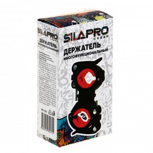SILAPRO Держатель многофункциональный 360 градусов, d=1.8-3.8см, 10х5.6см, ABS