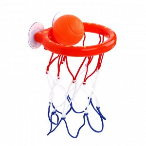 SILAPRO Набор для мини-баскетбола на присосках (корзина d14см-1шт; мяч 5.5см-3шт), пластик