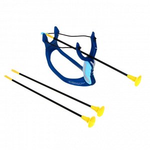 SILAPRO Набор лучника (лук-рогатка-1шт; стрела на присоске-3шт; стрела мягкая- 3шт) пластик