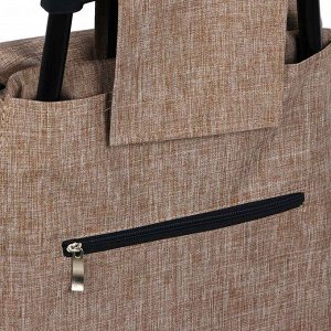 VETTA Тележка c сумкой, до 30кг, оксфорд 300D, 95х41х33см, сумка 36,5х23х57см, 45л, колесо d17см