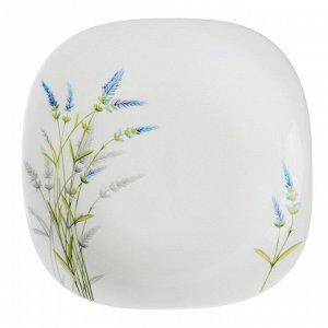 MILLIMI Касия Набор столовой посуды 13 пр., опаловое стекло, квадратная форма, Н220302