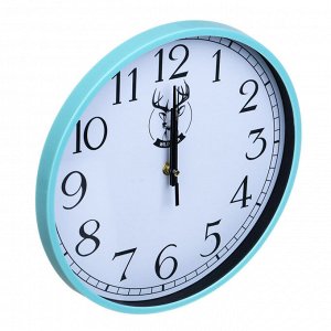 Часы настенные, пластик, 28х4 см, 3 дизайна, ЧН-6