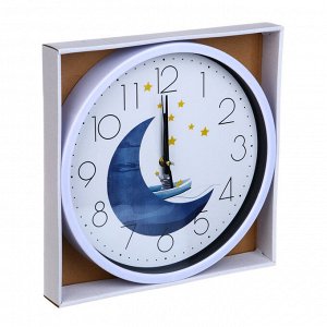 Часы настенные, пластик, 30х4 см, 4 дизайна, ЧН-11