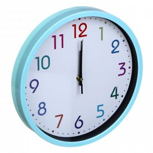 Часы настенные, пластик, 30х4 см, 4 дизайна, ЧН-12