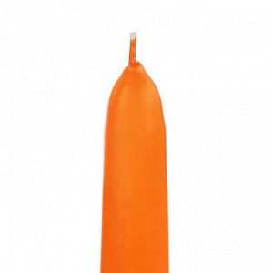 LADECOR Свеча античная коническая парафиновая, 25 см, цвет оранжевый