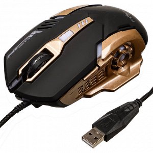 FORZA Компьютерная мышь проводная, 800-3200DPI, 6 кн., подсветка, провод 140см, игровая, 2 цвета