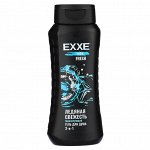 Гель для душа мужской 2 в 1 EXXE MEN FRESH Тонизирующий, п/б, 400 мл