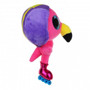 BY Kids Игрушка мягкая "Фламинго-глазастик", полиэстер, 30 см