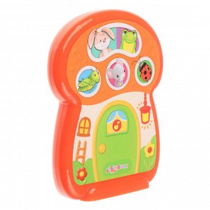 Азбукварик Игрушка музыкальная "Тук-тук", 9,8х10,4 см, пластик, 2 дизайна