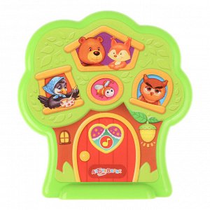 Азбукварик Игрушка музыкальная "Тук-тук", 9,8х10,4 см, пластик, 2 дизайна