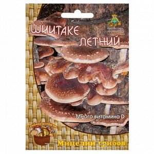 Мицелий грибов Шиитаке летний 12шт
