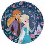 Frozen 2. Набор бумажных тарелок, Сканди, 6 шт d=180 мм