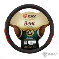 Оплётка на руль  PSV BENT Fiber (Черно-Красный) М