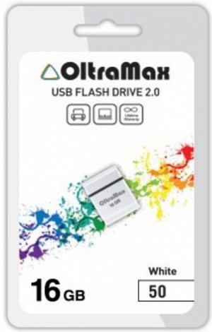 USB флеш-накопитель OltraMax 16GB 50 White mini