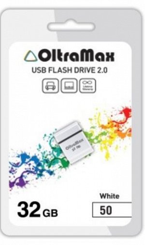 USB флеш-накопитель OltraMax 32GB 50 White mini