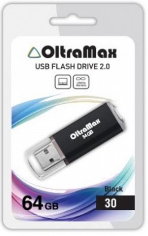 USB флеш-накопитель OltraMax 64GB 30 Black