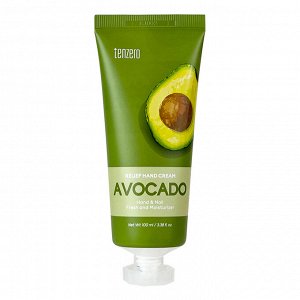 TENZERO Крем для рук и ногтей с экстрактом авокадо RELIEF HAND CREAM AVOCADO