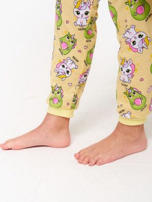 Пижама детская с принтом короткий рукав для девочки КОТОФРУКТ