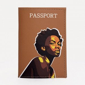 Обложка для паспорта, цвет коричневый 9304445