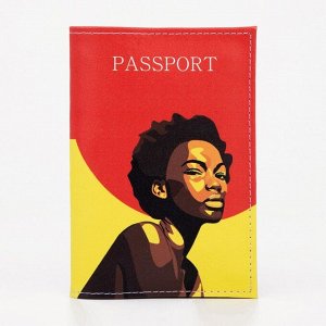 Обложка для паспорта, цвет красный 9304444