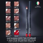 Карандаш для губ стойкий с маслом жожоба