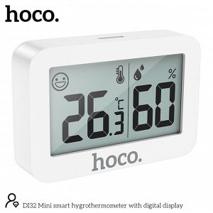 NEW ! Мини смарт умный гигротермометр HOCO DI32 Датчик температуры и влажности