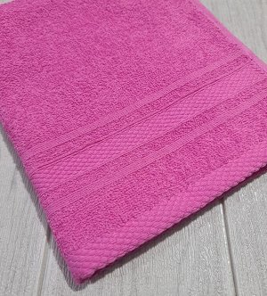 Полотенце махровое для рук 40*70 "Ромб" Розовый