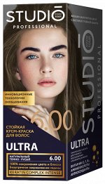 СТУДИО Особостойкая крем-краска 6.00 Натуральный тёмно-русый 50/50/15 мл