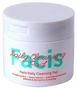 Пэды для лица с экстрактом лимона и центеллы, Facis Daily Cleansing Pad 180 мл