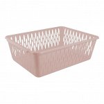 Корзинка, пластик, бежевый топаз, KEEPLEX Light L, 12 х 38 х 27,5 см