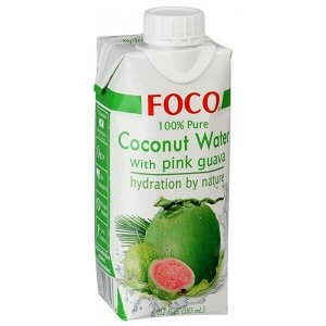 Кокосовая вода с соком гуавы "FOCO" 330 мл Tetra Pak