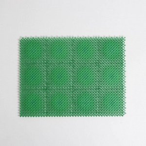 Коврик придверный пластмассовый «Gras», 41?54 см, цвет зеленый