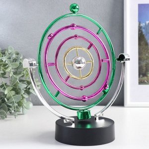 Маятник настольный антистресс «Планета с орбитами», 23.5?22?2.5 см, МИКС