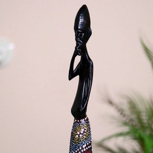 Статуэтки «Семья аборигенов», набор 4 шт., 46 см, 30 см, 25 см, 20 см, дерево, МИКС