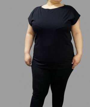 Трикотажная женская футболка, большие размеры. хб