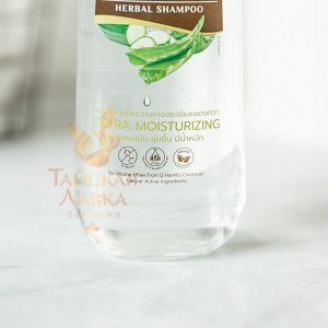 Шампунь бессульфатный для сухих волос «Алоэ и Огурец» Khaokho / Khaokho Talaypu Aloe And Cucumber Herbal Shampoo