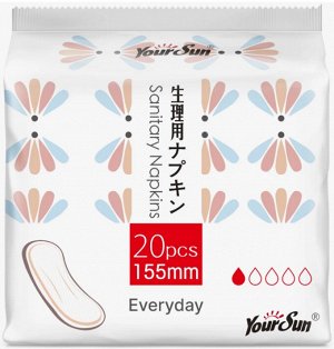 YourSun Прокладки ежедневные, 15,5 см 20 шт
