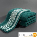Полотенце Pandora цвет Морская волна Махра 70х140 плотность 430 г/м2