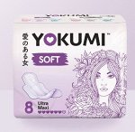 Прокладки женские гигиенические YOKUMI Soft Ultra Super, 8 шт.