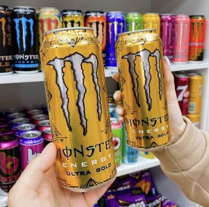 Monster Ultra Gold 500ml - Монстр Ультра Голд. Без сахара. Ананас